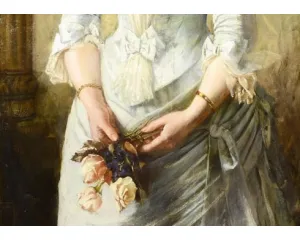 Dílo měsíce: Portrét dámy s růžemi