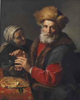 Hendrick Bloemaert: Zimn&iacute; alegorie / 1631 / olej na pl&aacute;tně / 105.7 x 84.7 cm / Christie&rsquo;s 2. 12. 2014 / 866,500 GBP