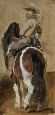 Peter Paul Rubens: studie koně s jezdcem olej na plátně, 118 x 56 cm Sotheby's New York, 25. 1. 2016 cena: 5 075 000 USD