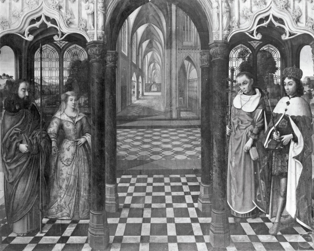 Stav obrazu před restaurováním v letech 1977-87