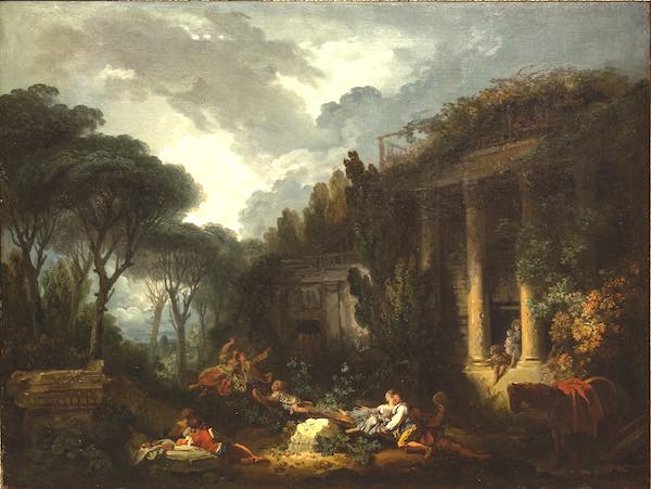 Jean-Honoré Fragonard: Le Jeu de la palette; La Bascule, 1761