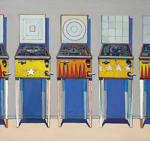 Wayne Thiebaud: Four Pinball Machines, 1962