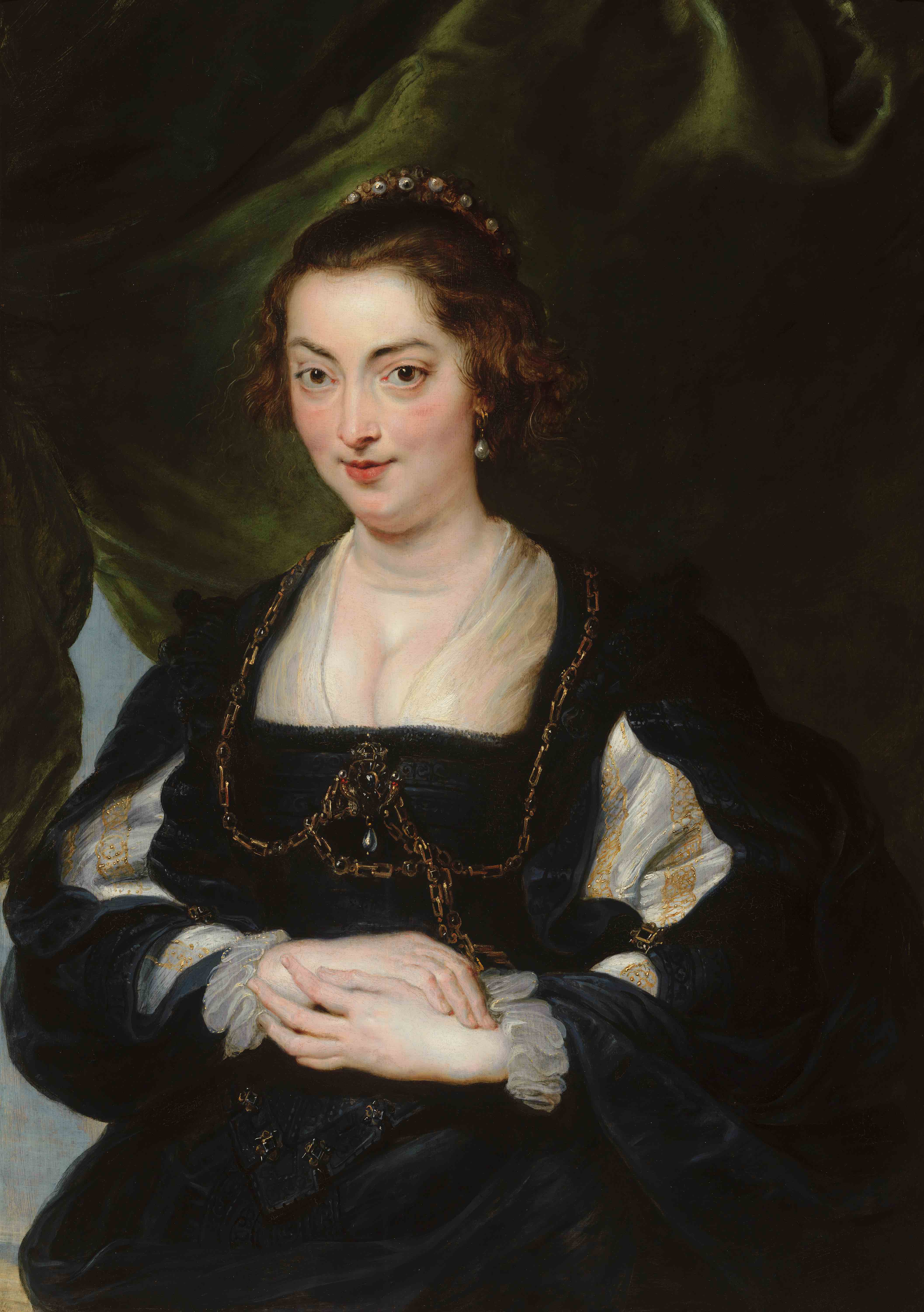 Peter Paul Rubens: Portrét dámy, 1620-30, olej na dřevě, 97 x 67,8 cm, © Mauritshuis Haag, Nizozemsko