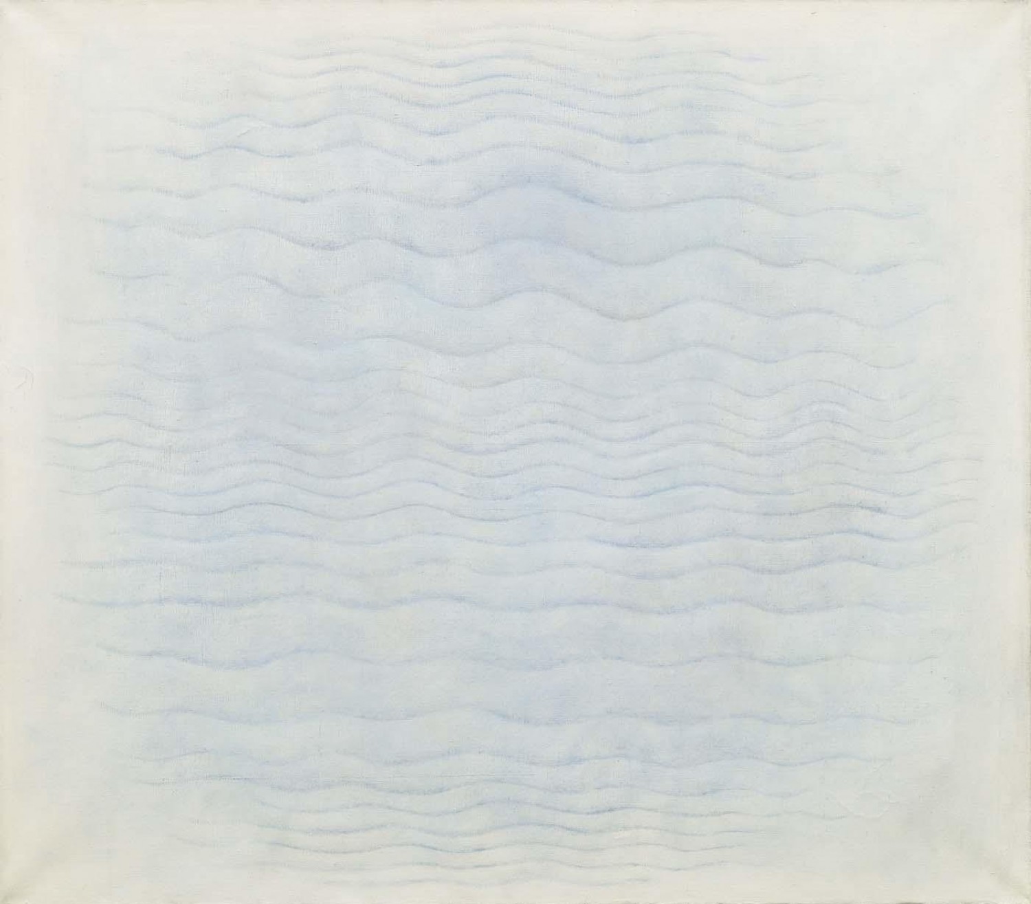 Václav Boštík: Vlnění, 1980, olej na plátně, 70 x 81 cm, Galerie Kodl 29. 5. 2022, cena: 4 440 000 Kč