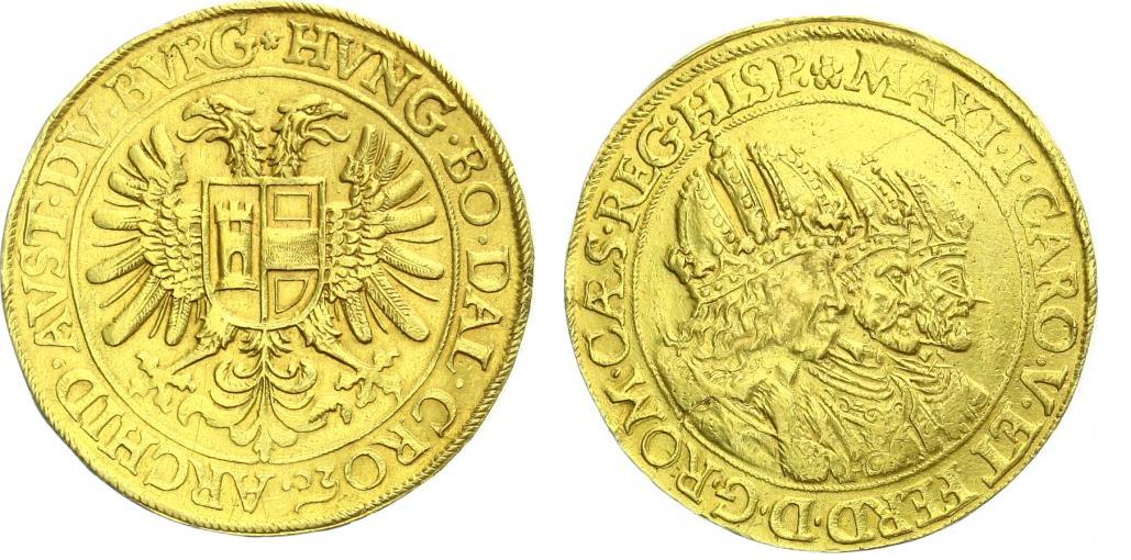 Maty&aacute;&scaron; II. (1612-1619), 15 duk&aacute;t, Praha  