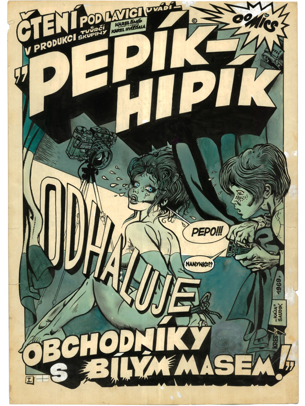 Pepík Hipík odhaluje obchodníky s bílým masem (1. strana)