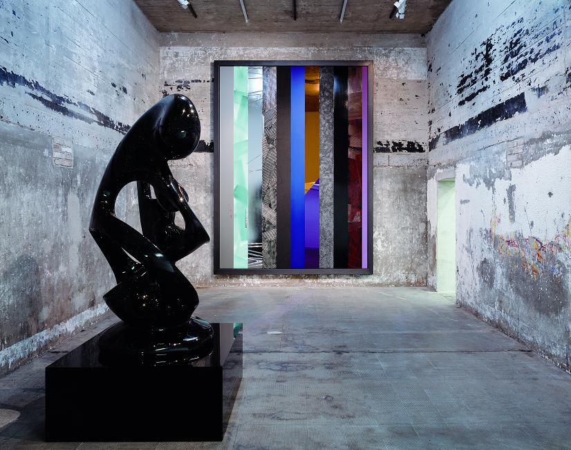 ANSELM REYLE LINKS: "LIFE ENIGMA", 2008 RECHTS: "OHNE TITEL", 2008