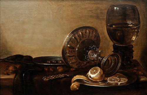 Willem Claesz Heda (okruh): Z&aacute;ti&scaron;&iacute; na stole 