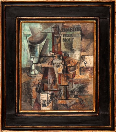 Emil Filla: Zátiší s knihou / 1914